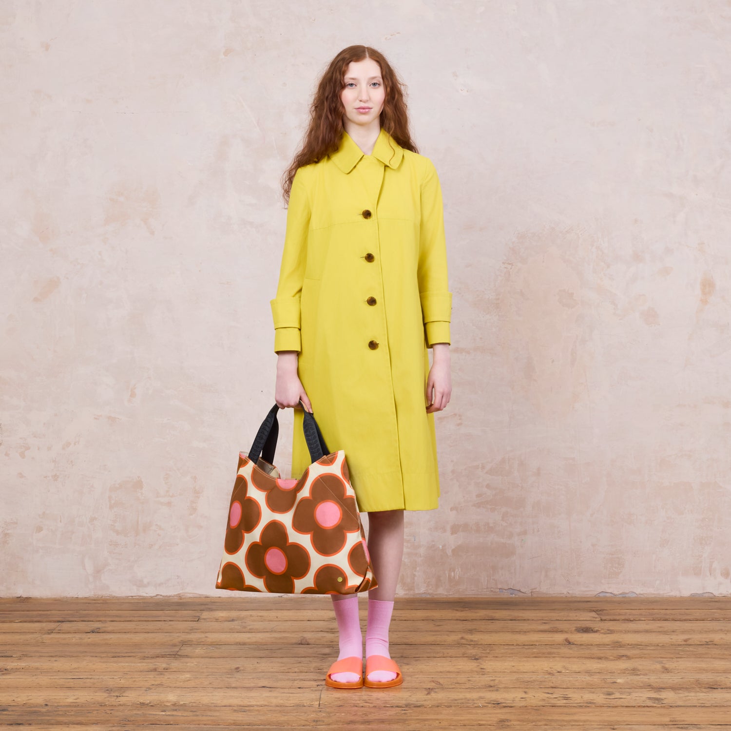 Classic Holdall - Flower Spot Persimmon