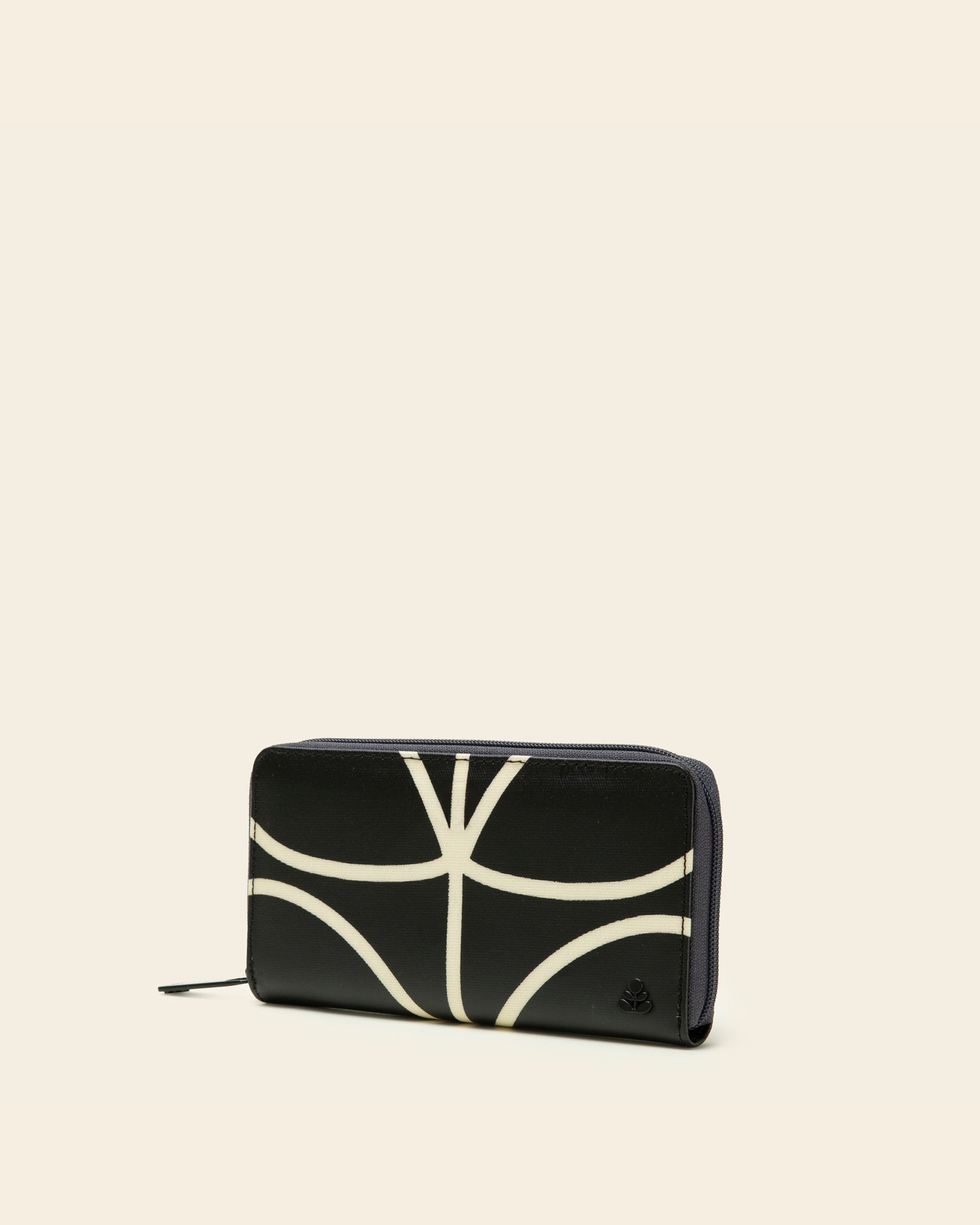 Forget Me Not Wallet - Linear Stem Liquorice