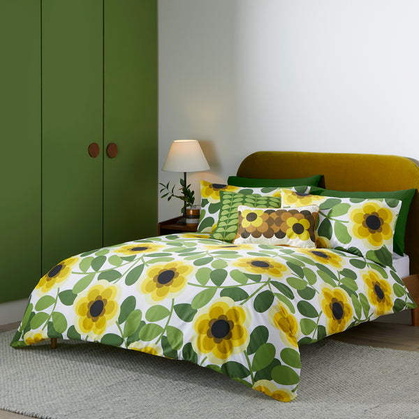 Giant Water Lily Bed Linen Set - Lemon Yellow