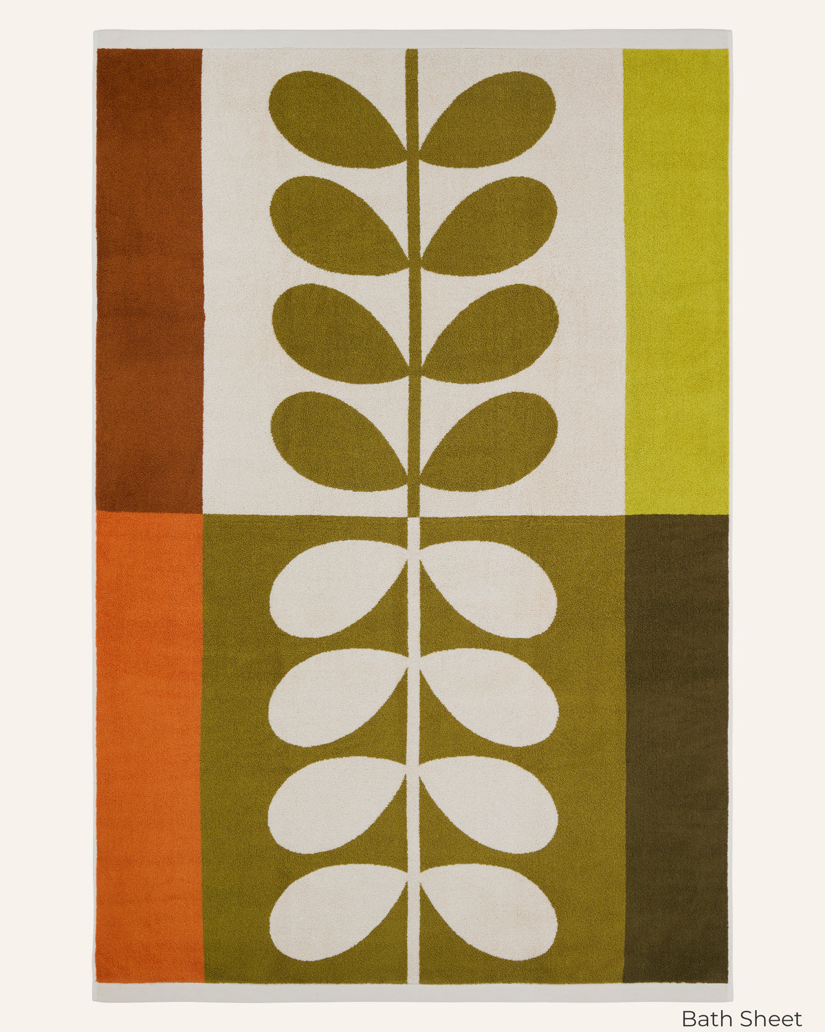 Stem Check Towels - Hazel Ochre