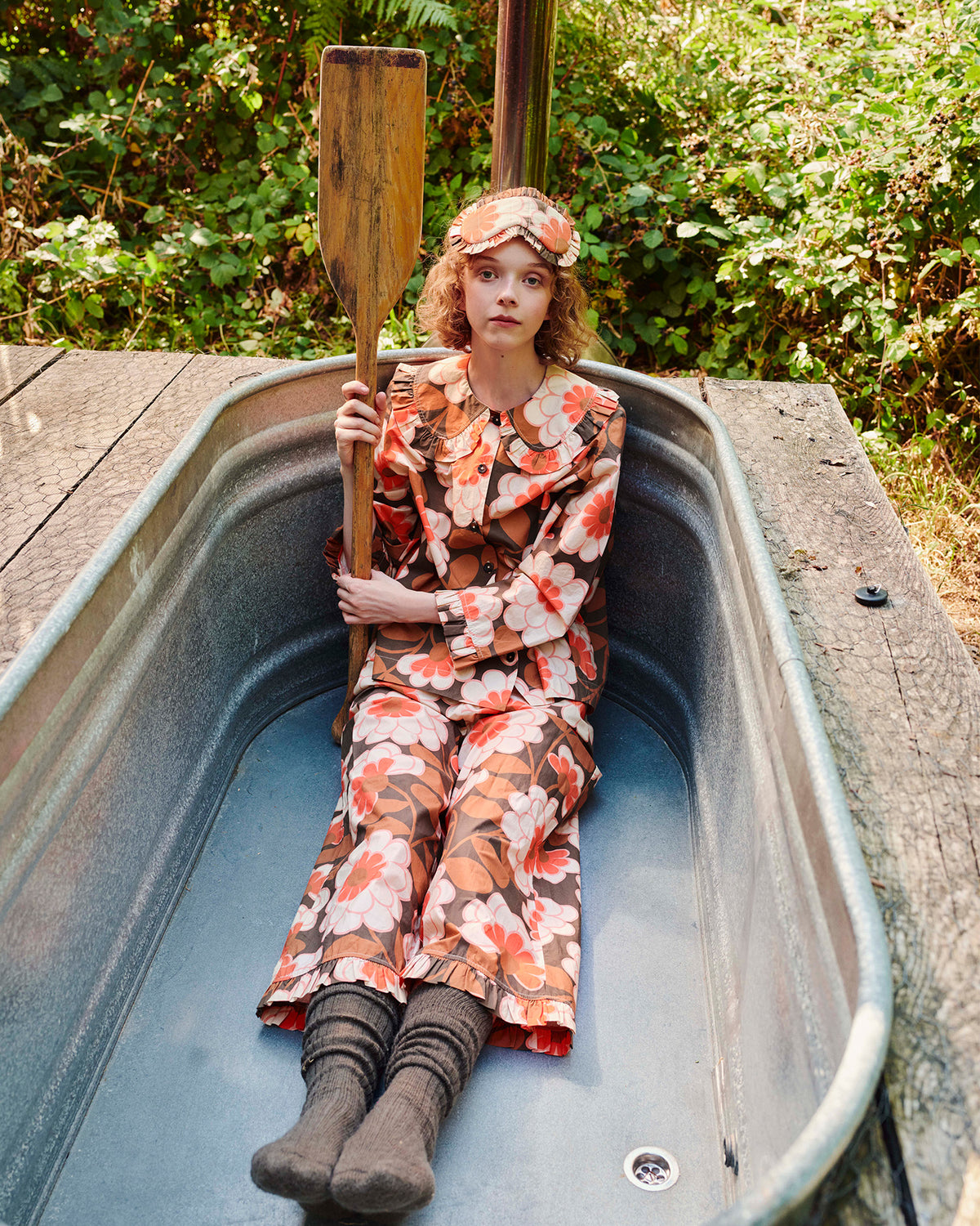 Pyjama Set - Dahlia Orange