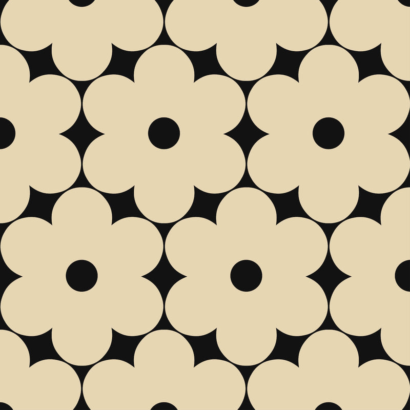 Print square of Orla Kiely Flower Power Wallpaper