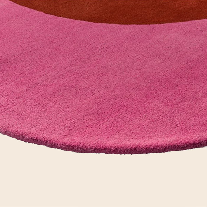 Flower Spot Rug Pink/Red