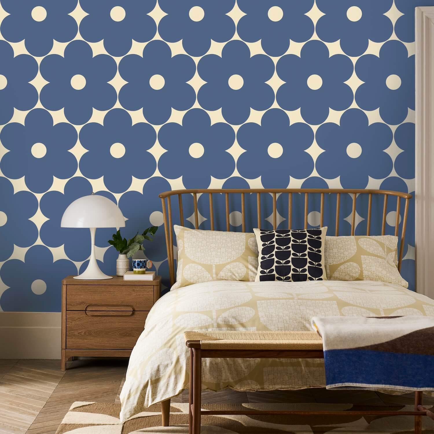 Flower Power Marine Wallpaper