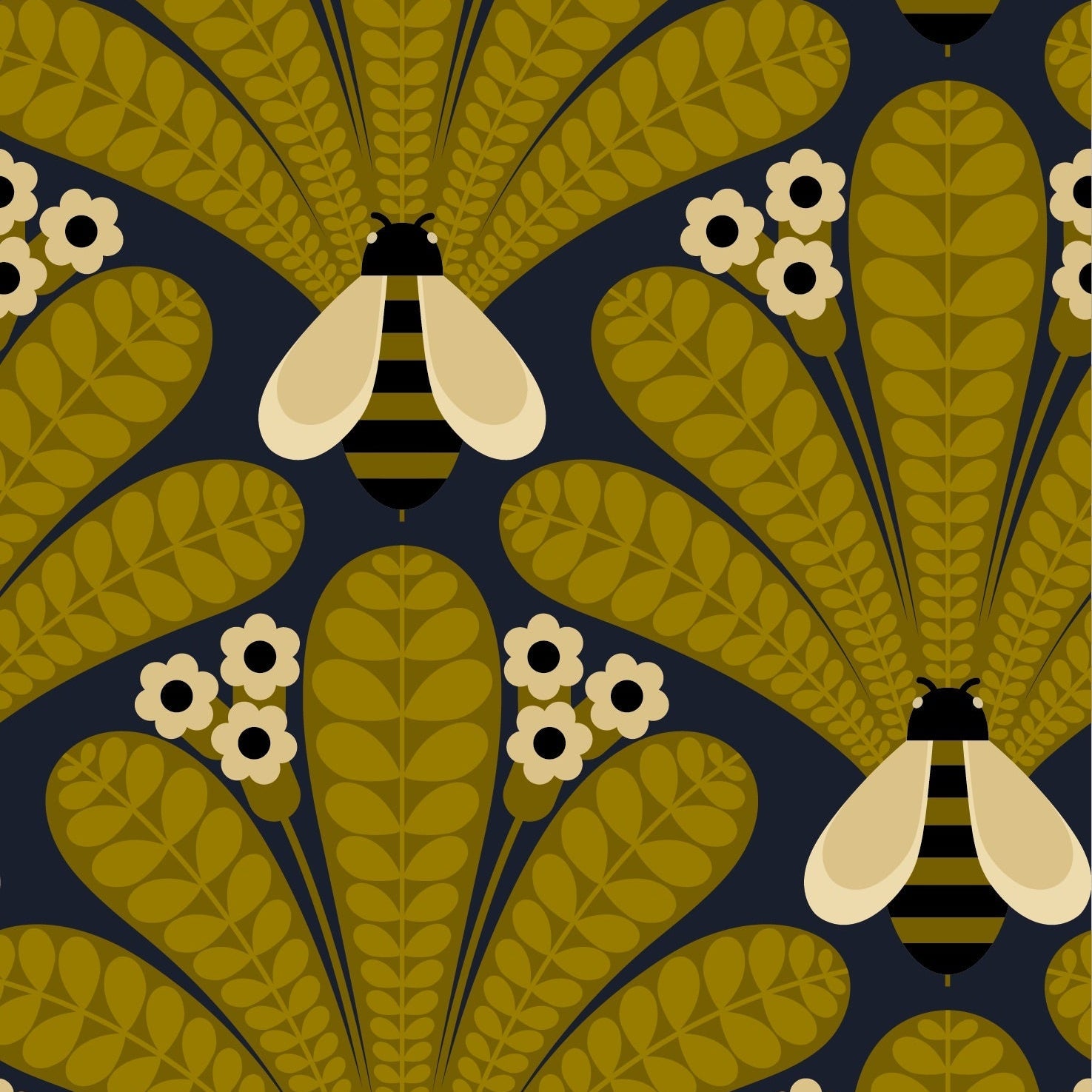 Honey-Bee Lichen Wallpaper