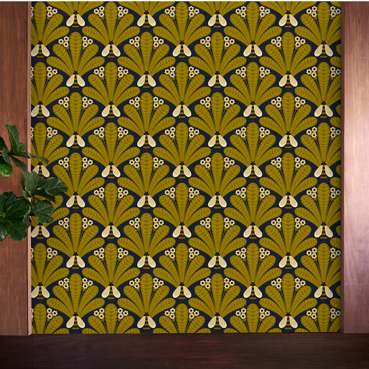 Honey-Bee Lichen Wallpaper