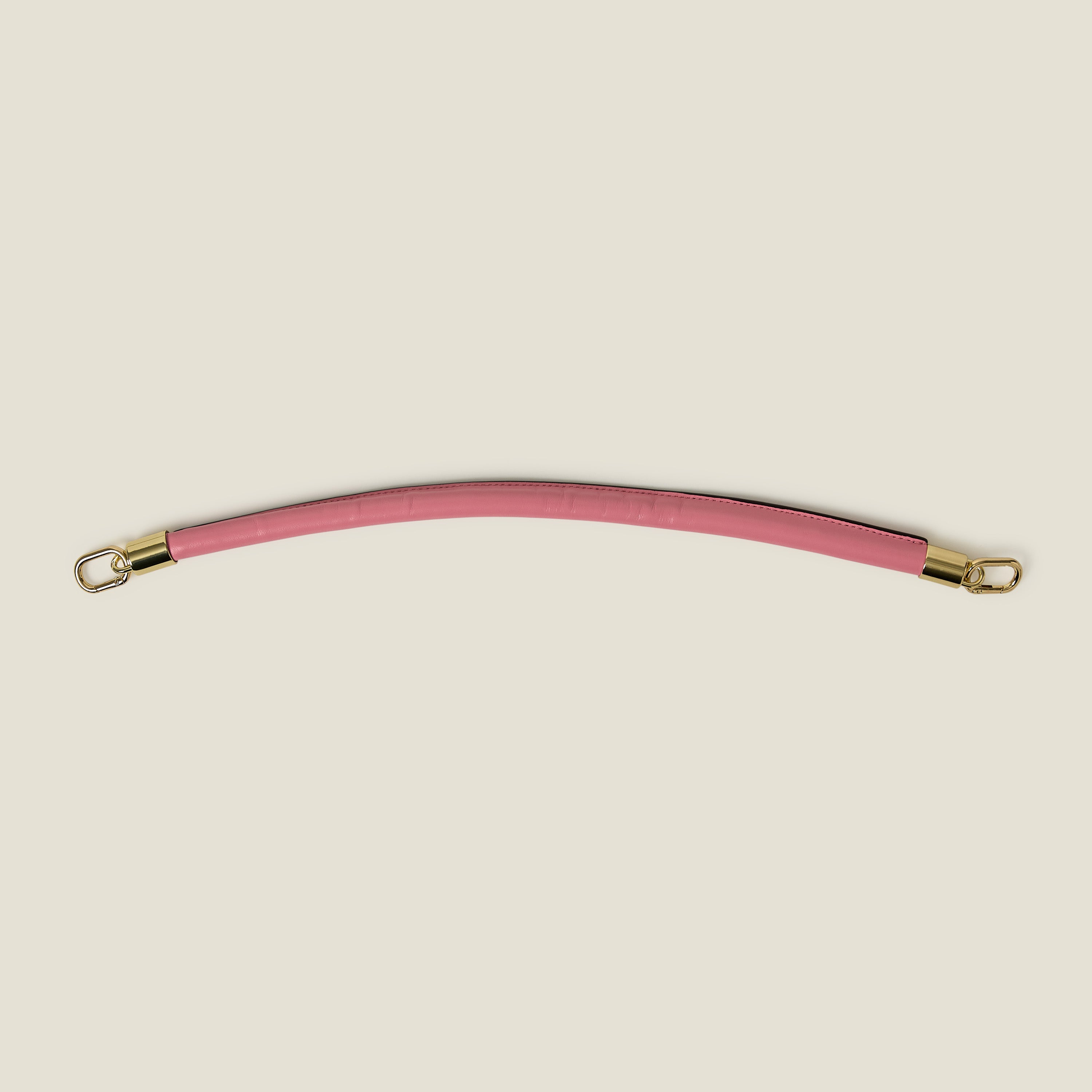 Leather Shoulder Strap - Pink