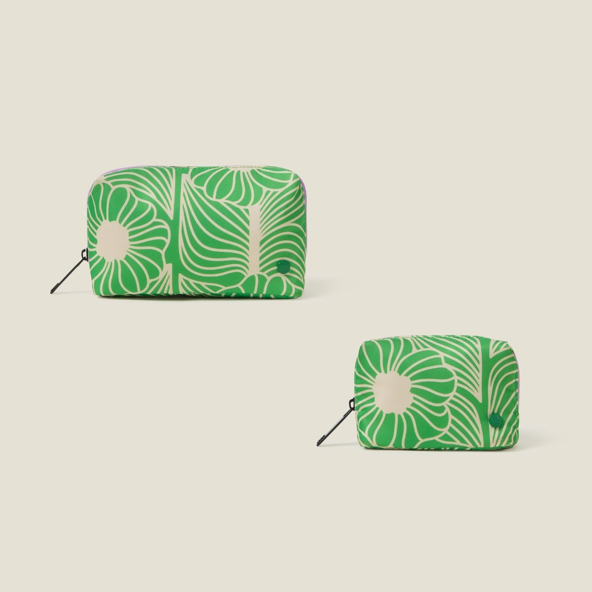 Beta Small & Medium Pouch Bundle - Moonflower Spring Green