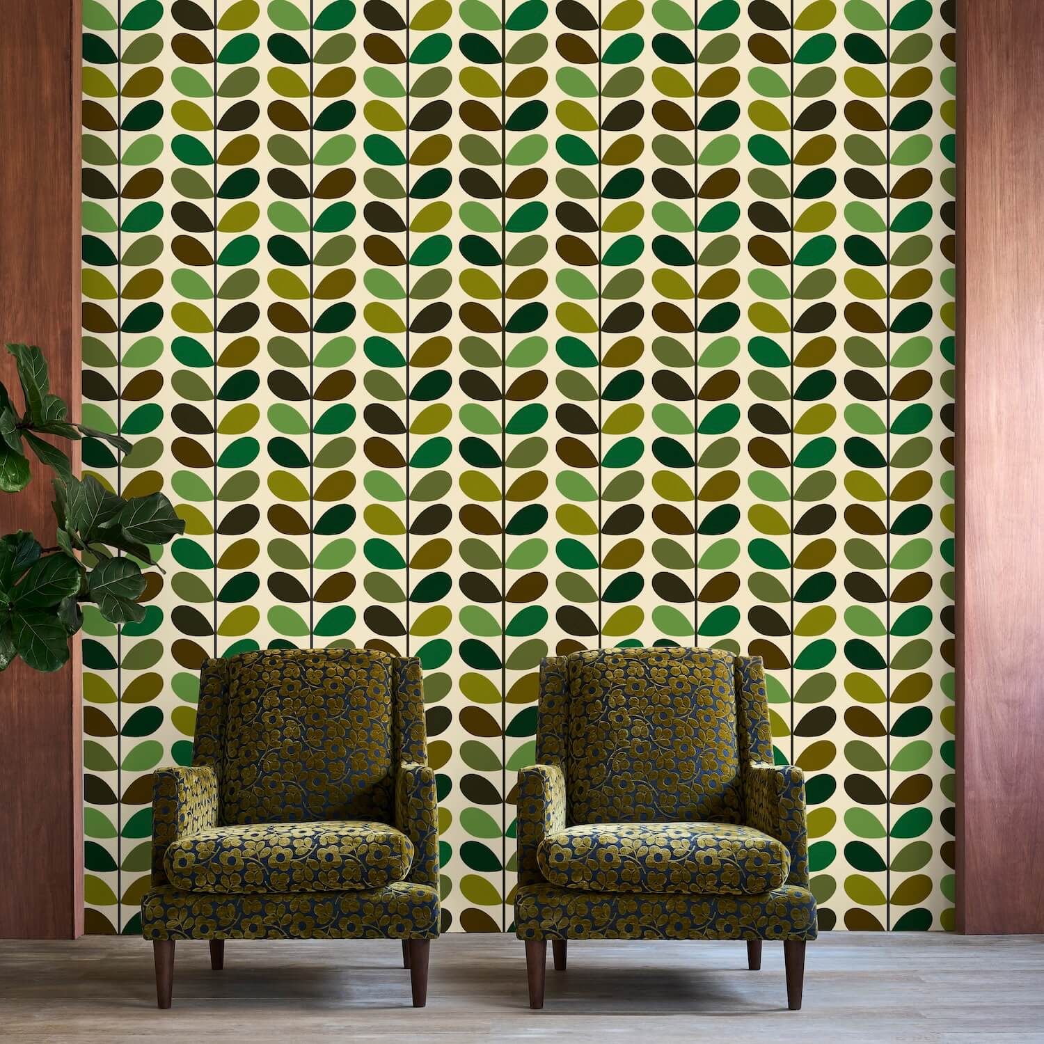 Multi Stem Evergreen Wallpaper