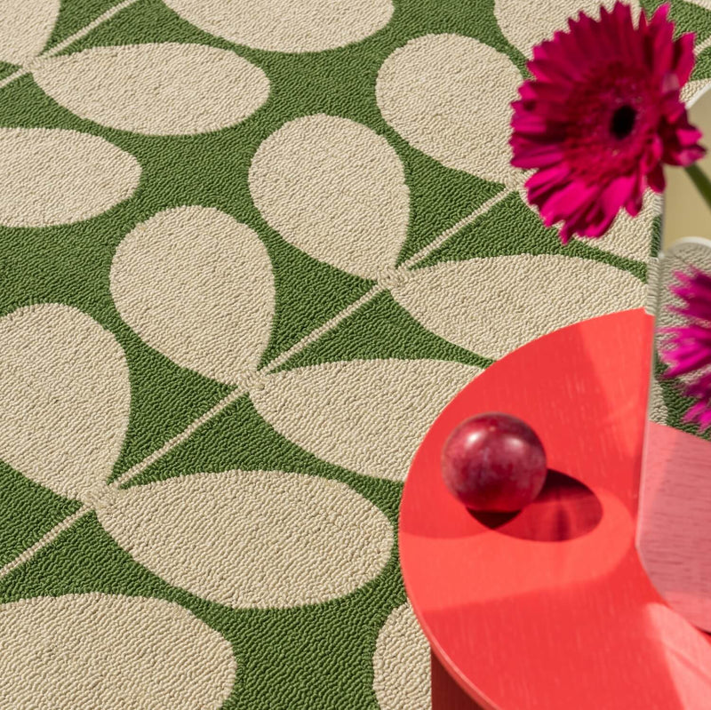 Orla Kiely Solid Stem Basil Outdoor Rug