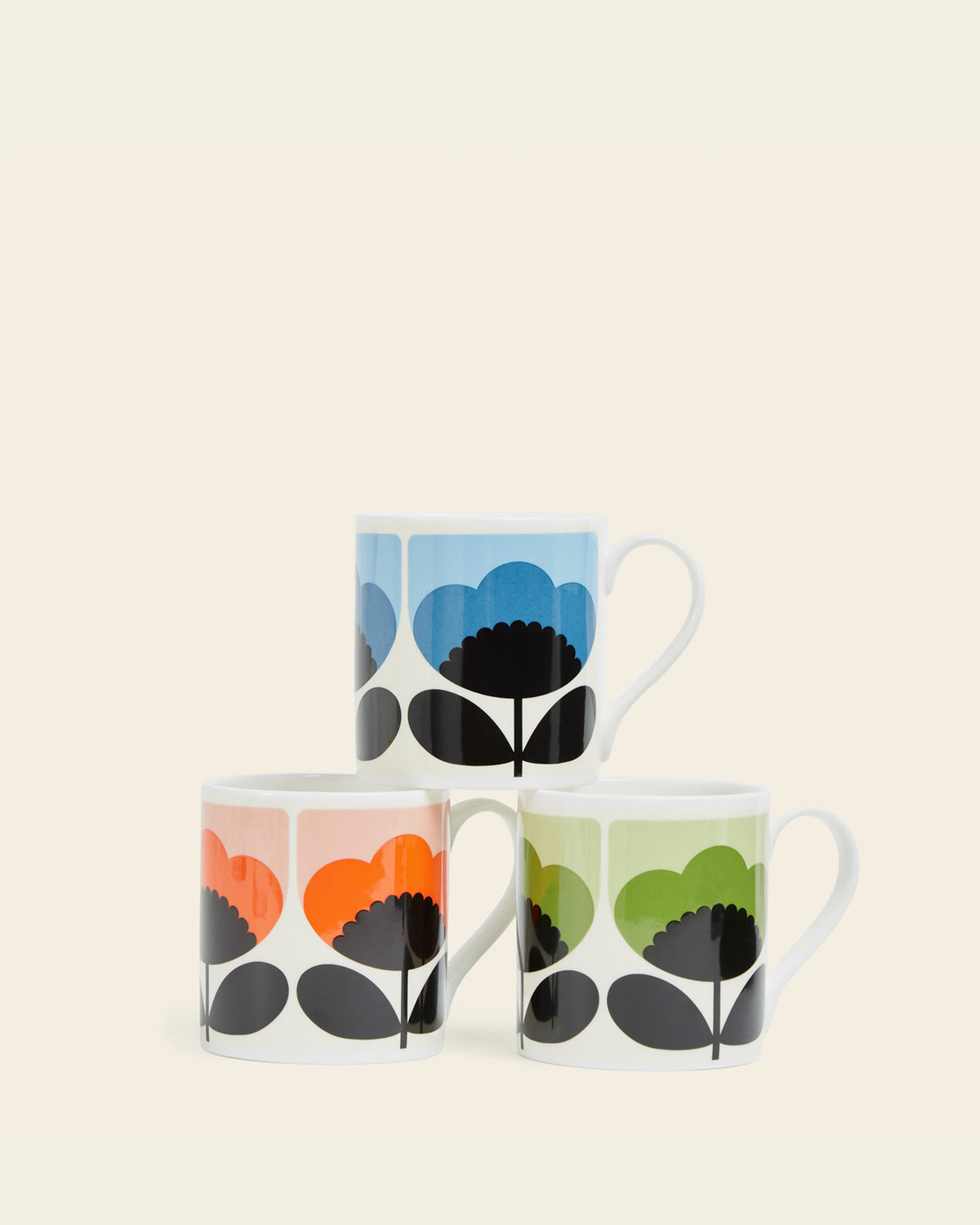 Large Mug Set of 3 - Spring Bloom