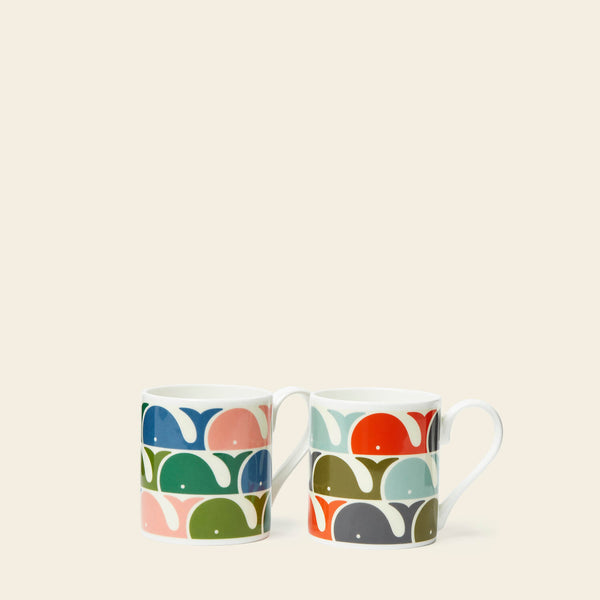 Orla Kiely Whale Print Mugs Product Image