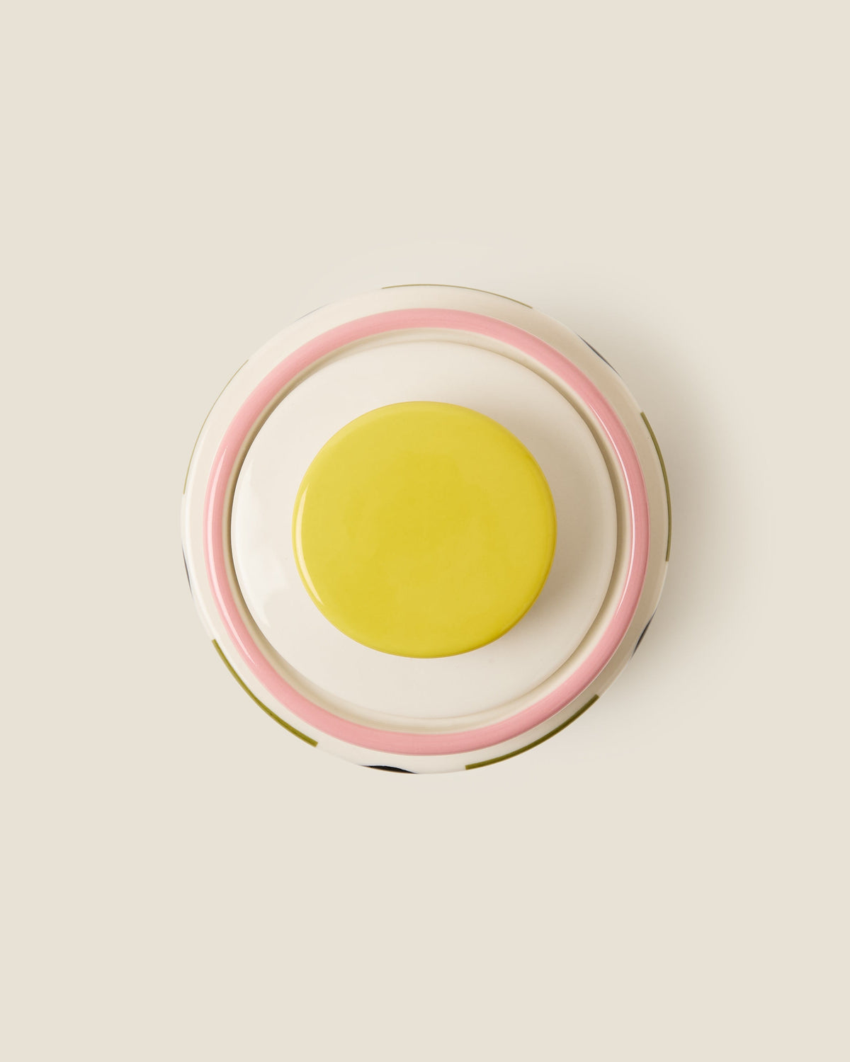 Storage Jar - Spot Square Oval