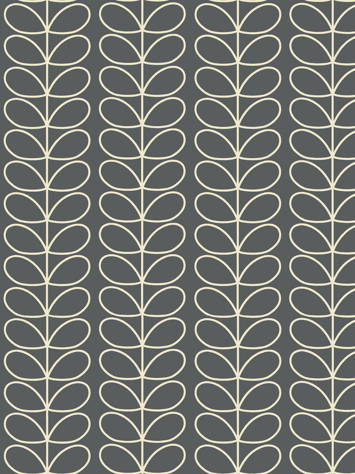 Linear Stem Cool Grey Made to Measure Roller Blind Blackout Sample