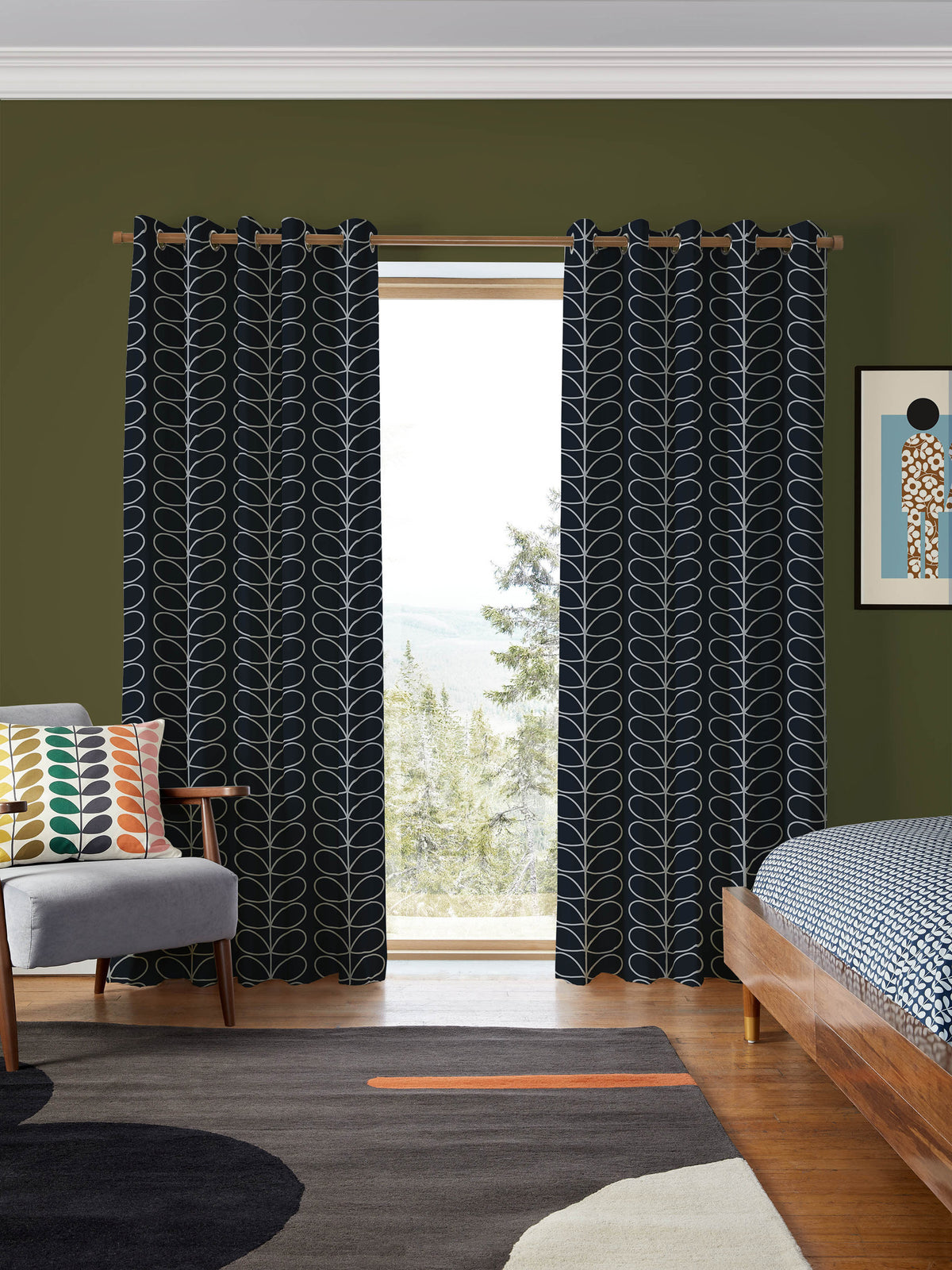 Whale Jumbo Linear Stem Made to Measure Curtain