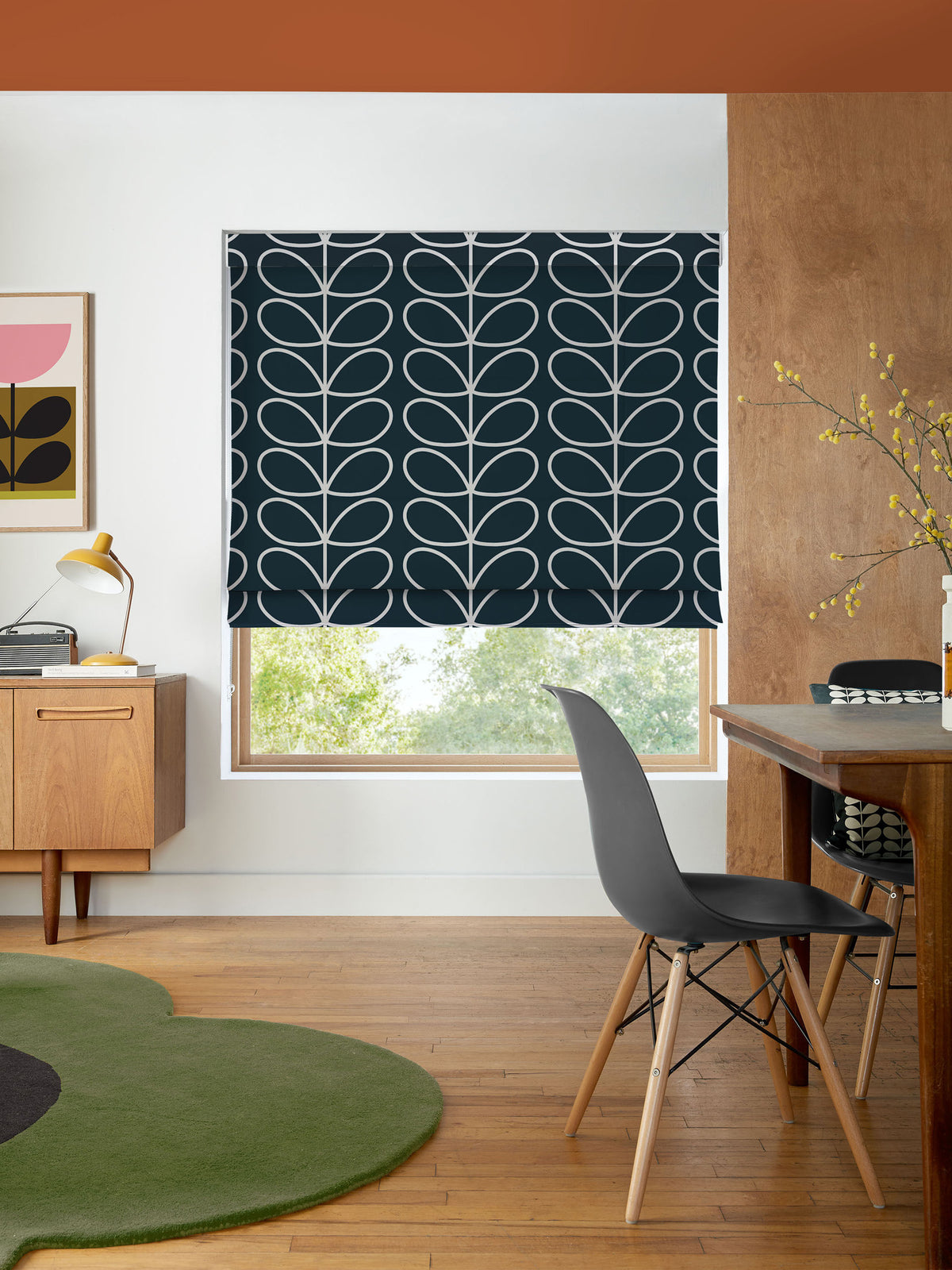 Whale Jumbo Linear Stem Made to Measure Roman Blind