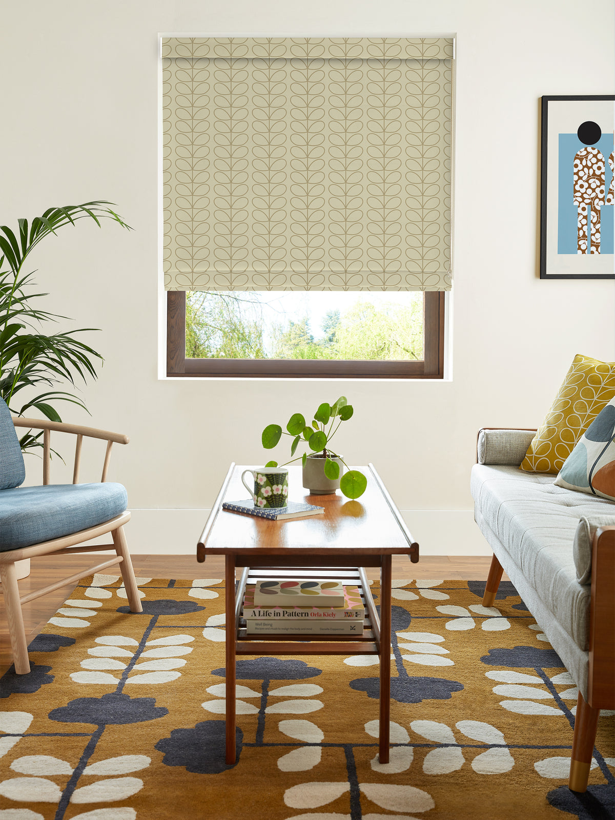 Linear Stem Natural Made to Measure Roman Blind