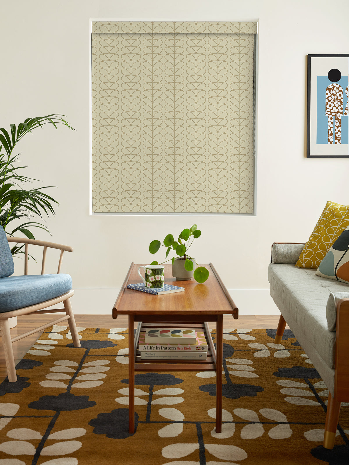 Linear Stem Natural Made to Measure Roman Blind