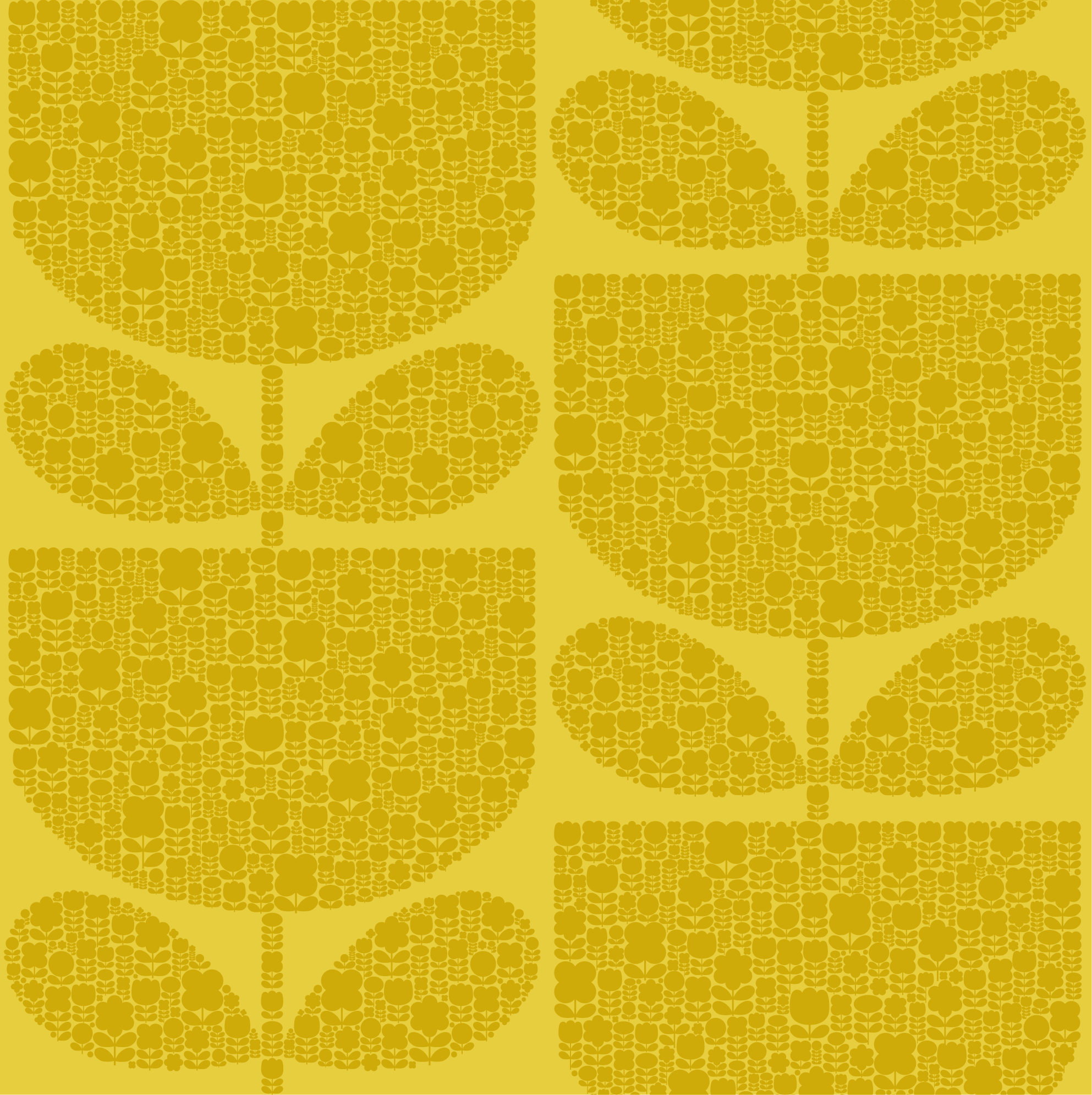 Block Garden Wallpaper - Sample ROW