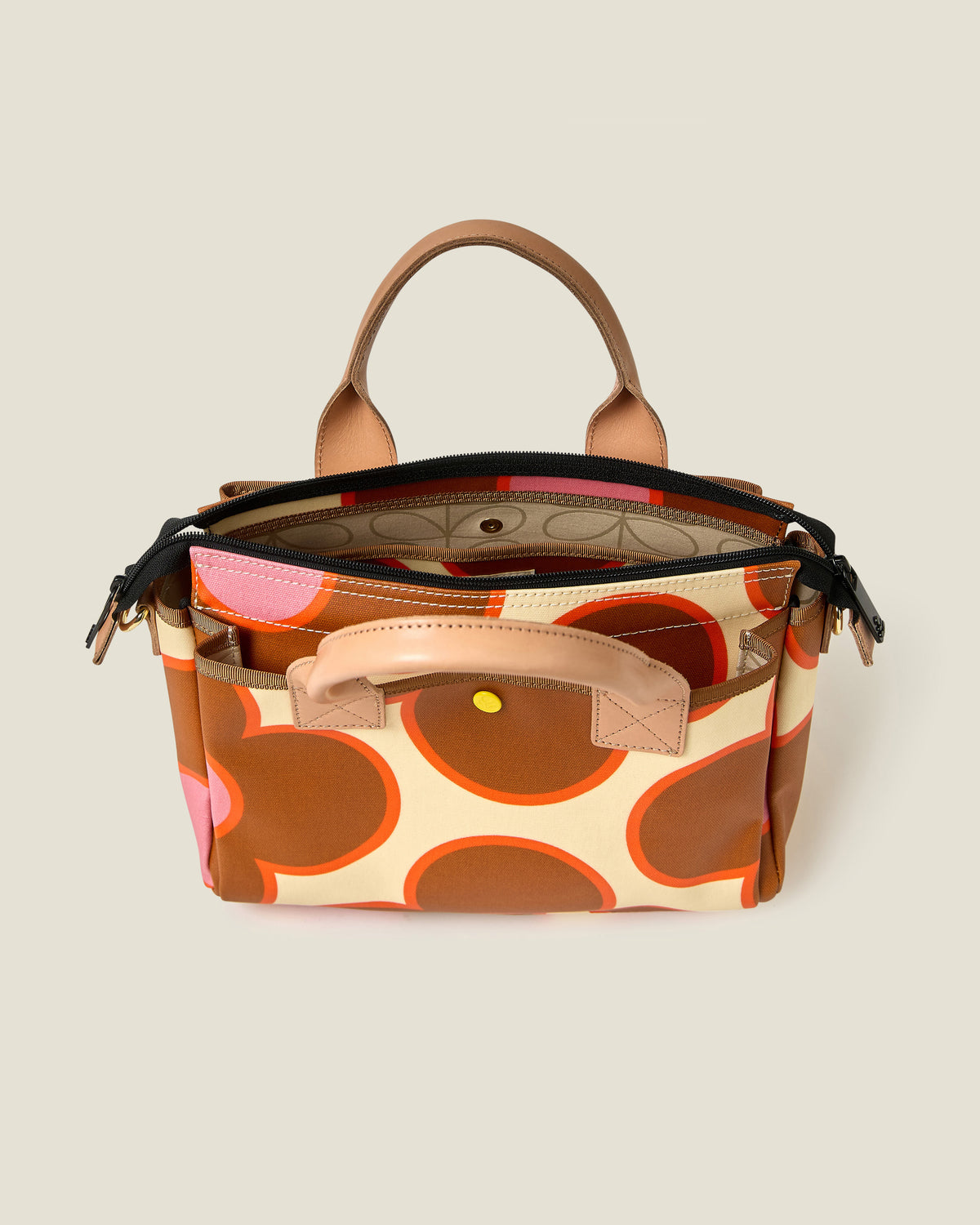 Calder Handbag - Flower Spot Persimmon