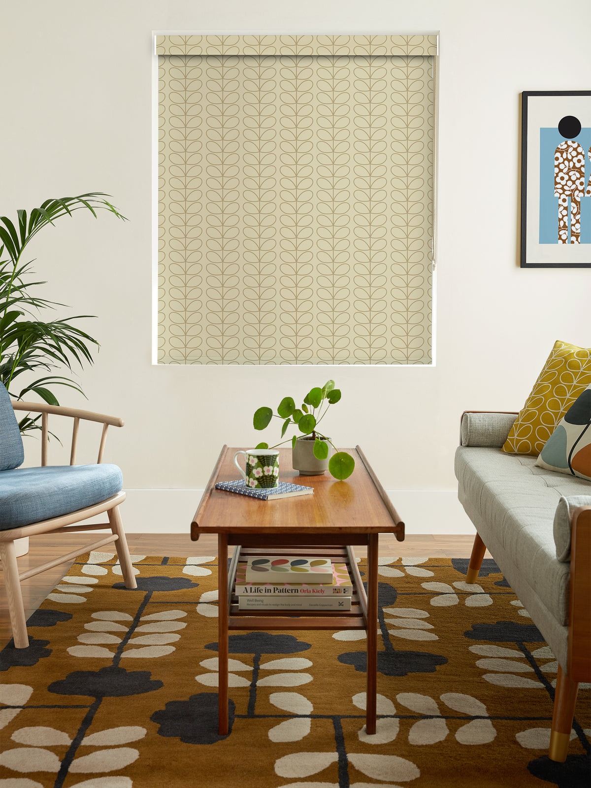 Linear Stem Natural Made to Measure Roller Blind