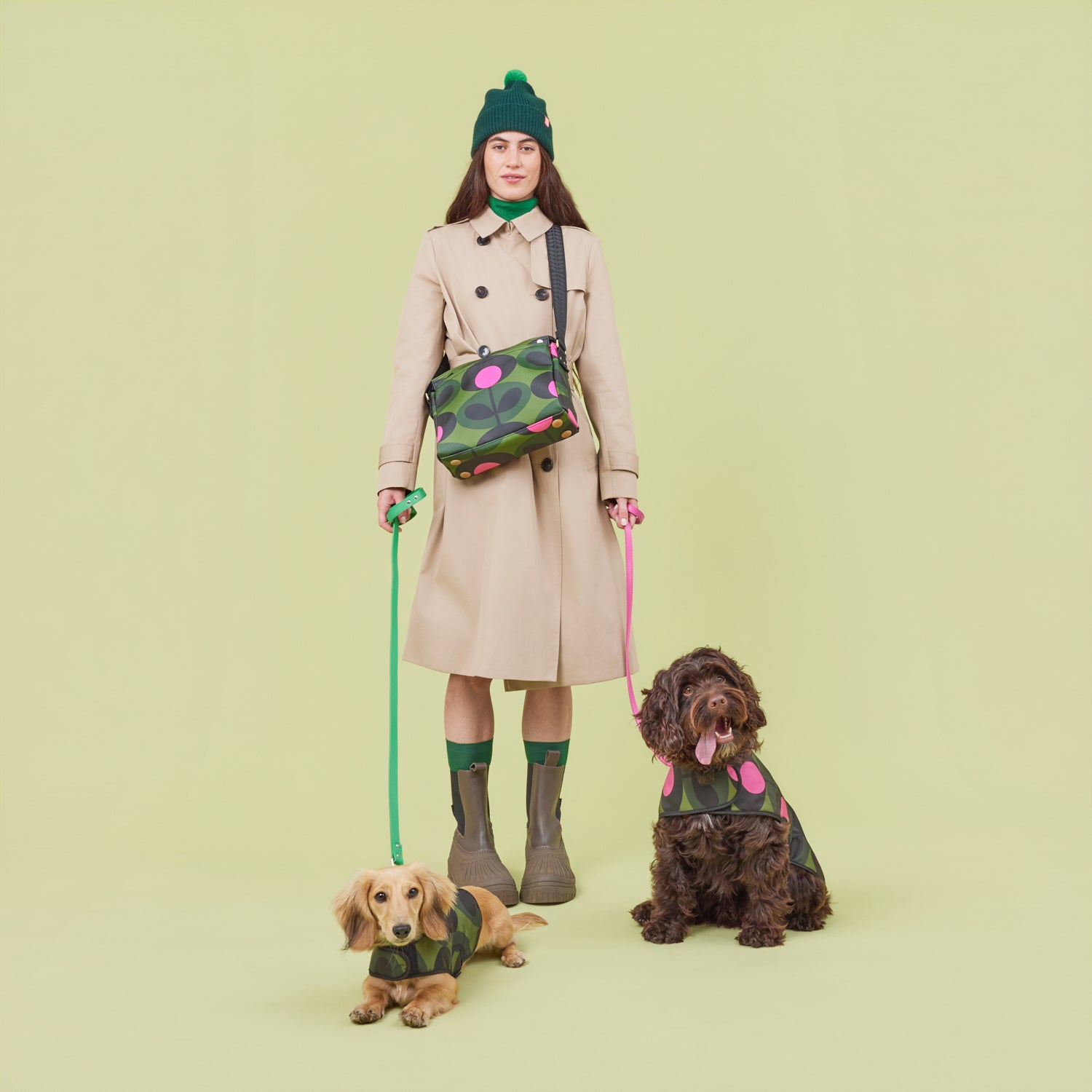 Dog Coat - Oval Stem Forest