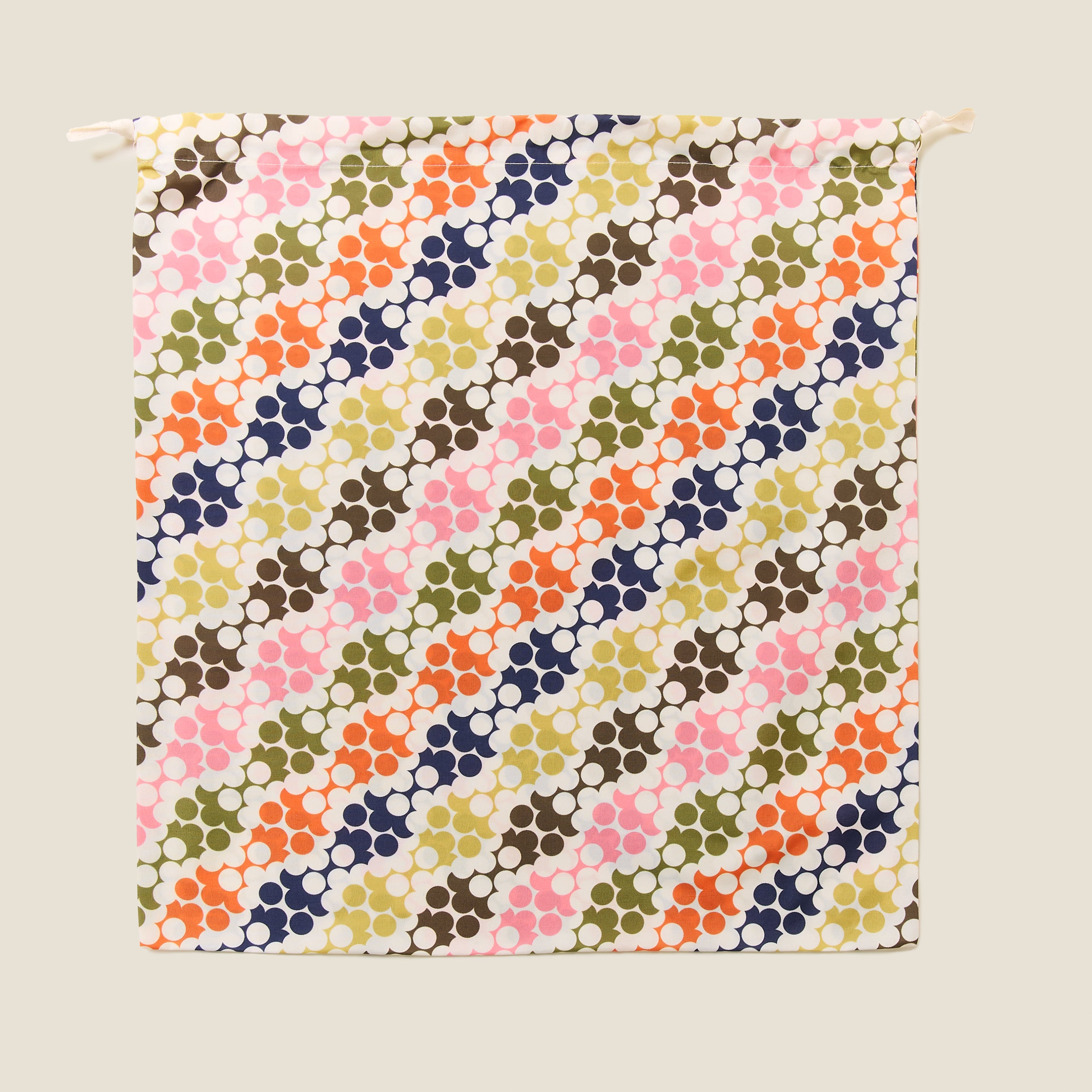 Layered Flower Leather Key Ring - Flower Applique Forest