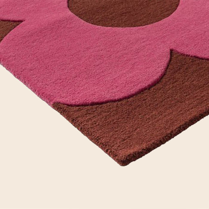 Sprig Stem Rug - Paprika