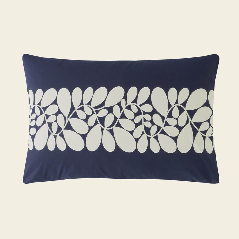 Orla Kiely blue sycamore stem pillow