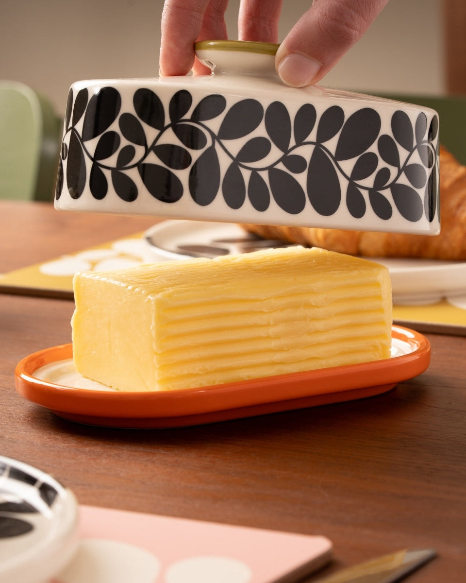 Sycamore Stripe Butter Dish