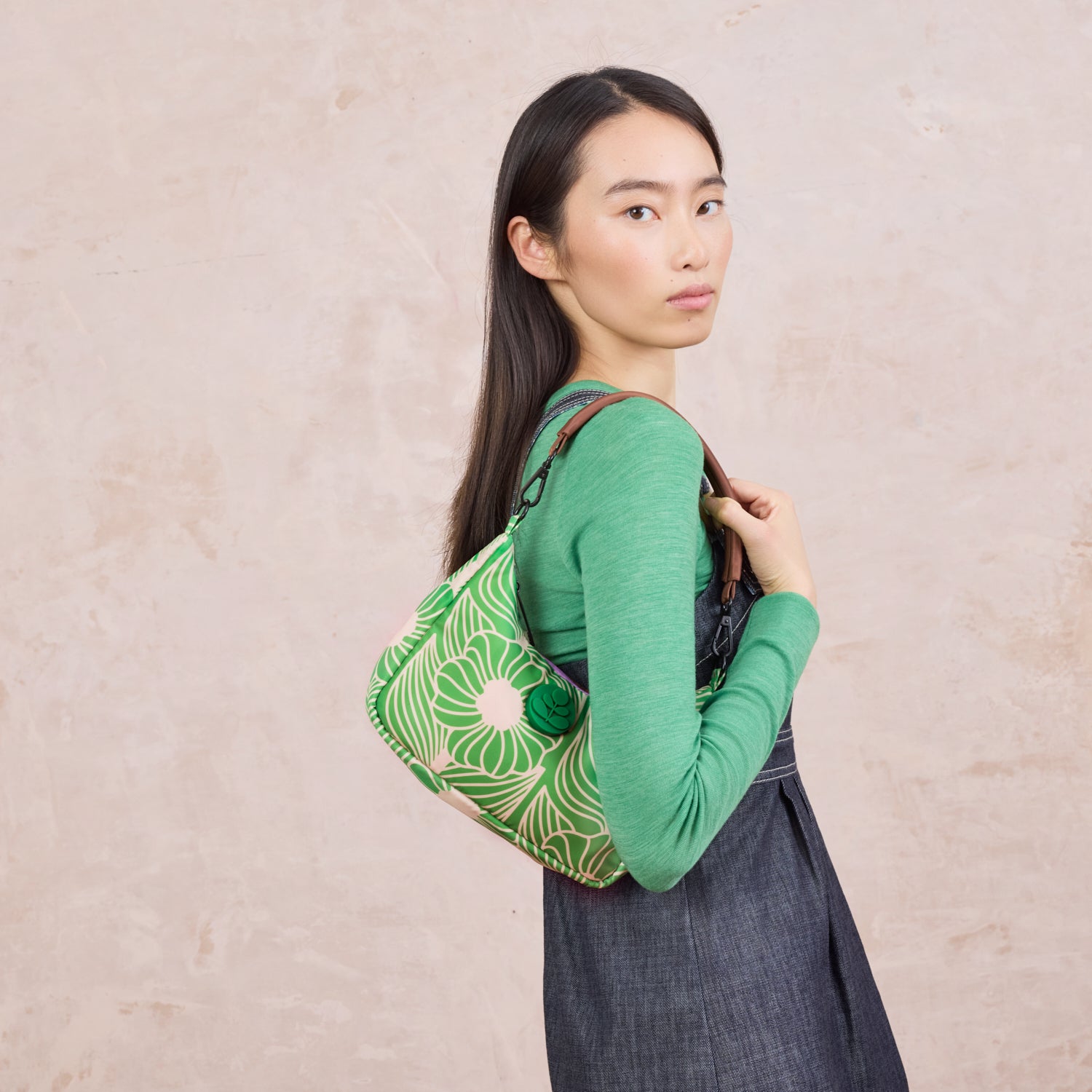 Venn Mini Shoulder Bag - Moonflower Spring Green