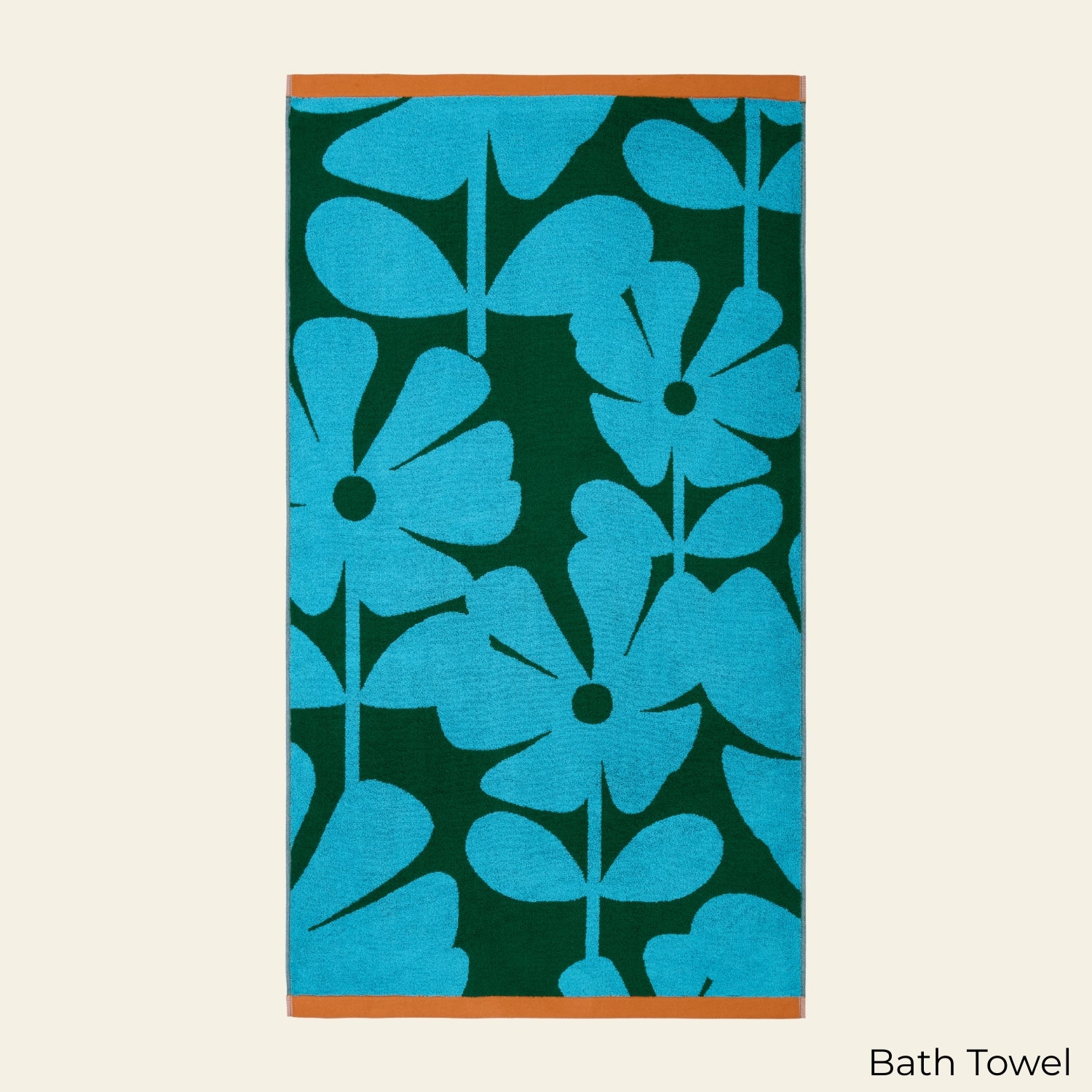 Wildflower Towels - Blue Lagoon