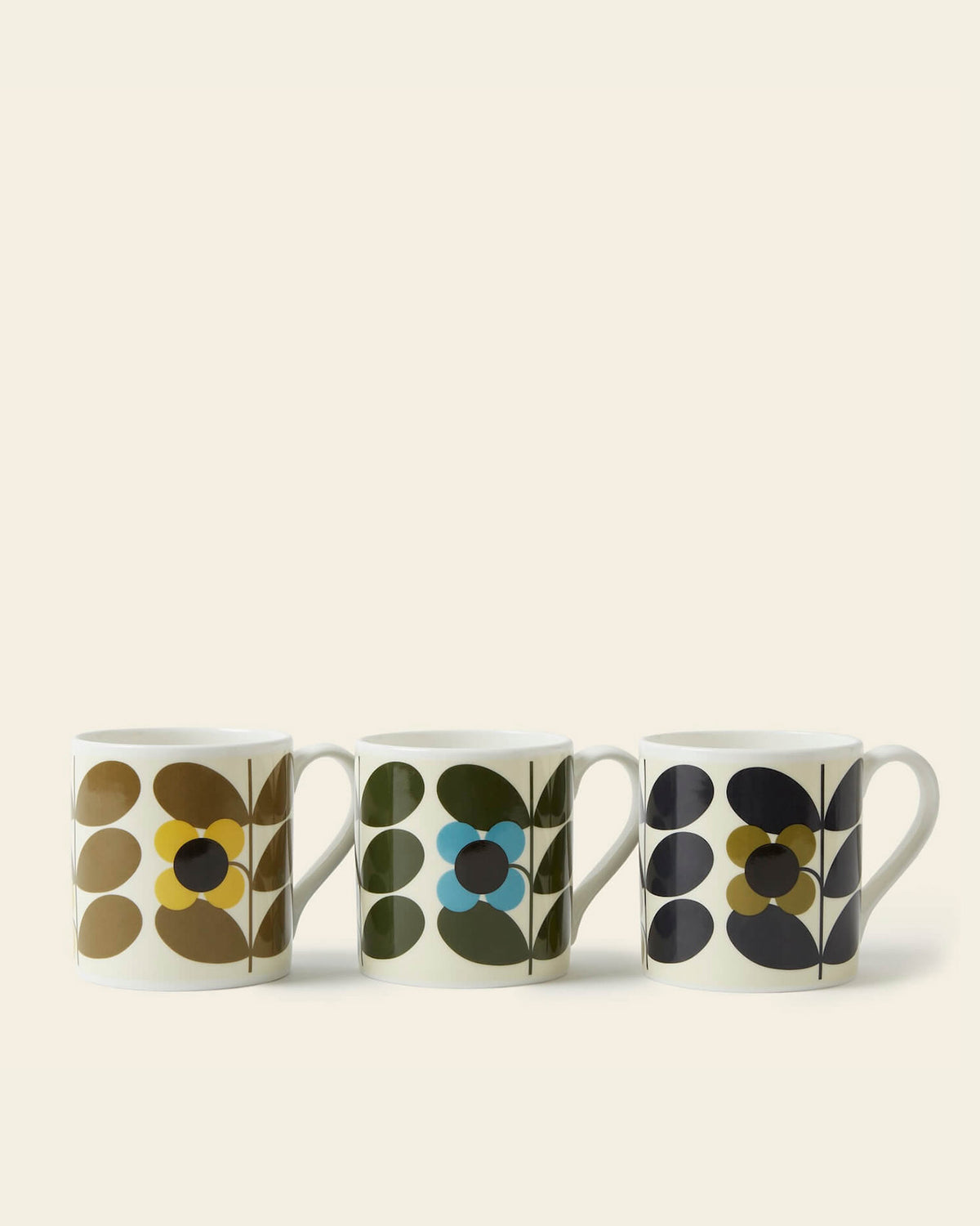 Large Mug Set of 3 - Stem Bloom