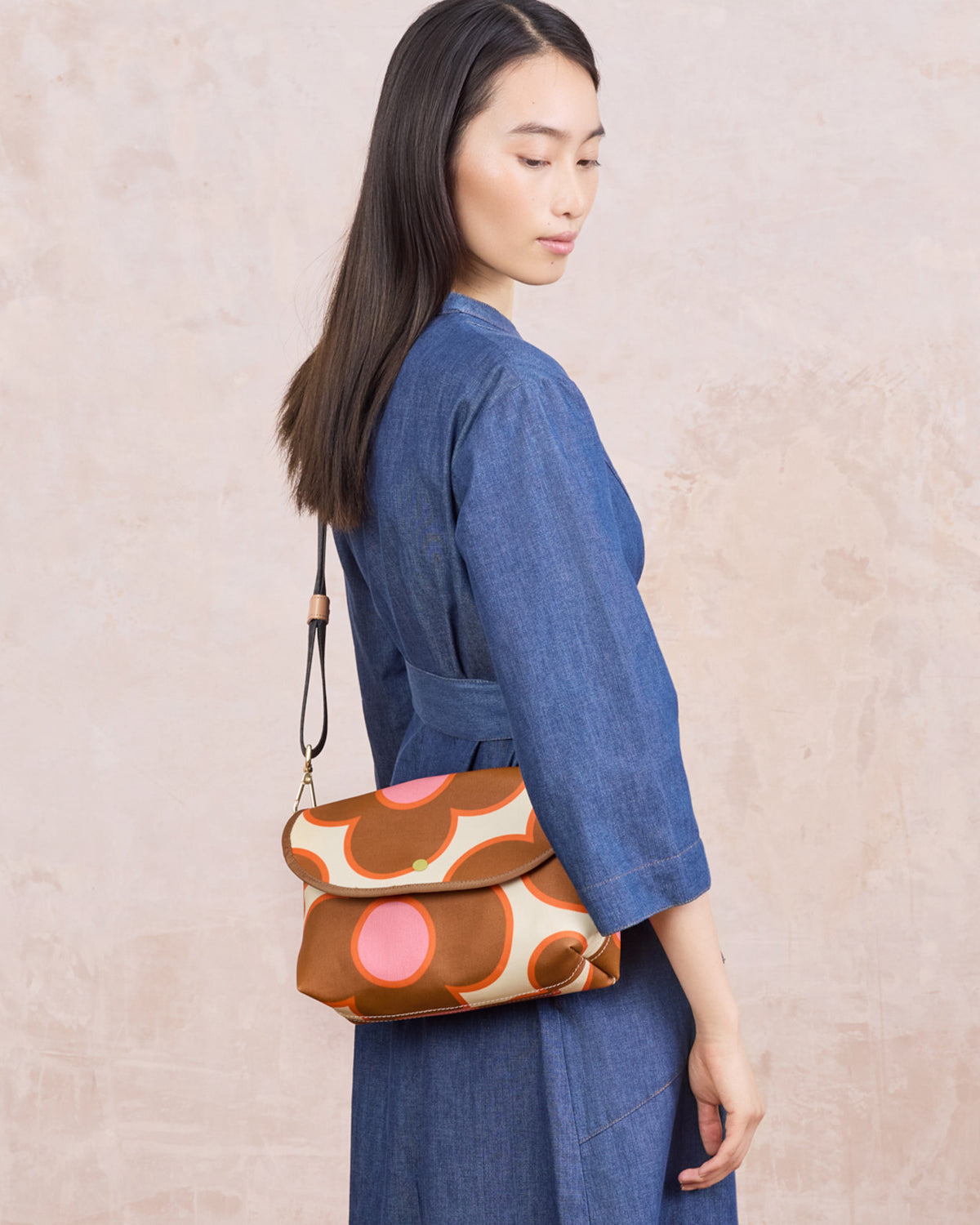 Acre Satchel - Flower Spot Persimmon