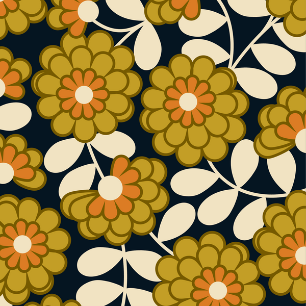 Dahlia Wallpaper - Sample