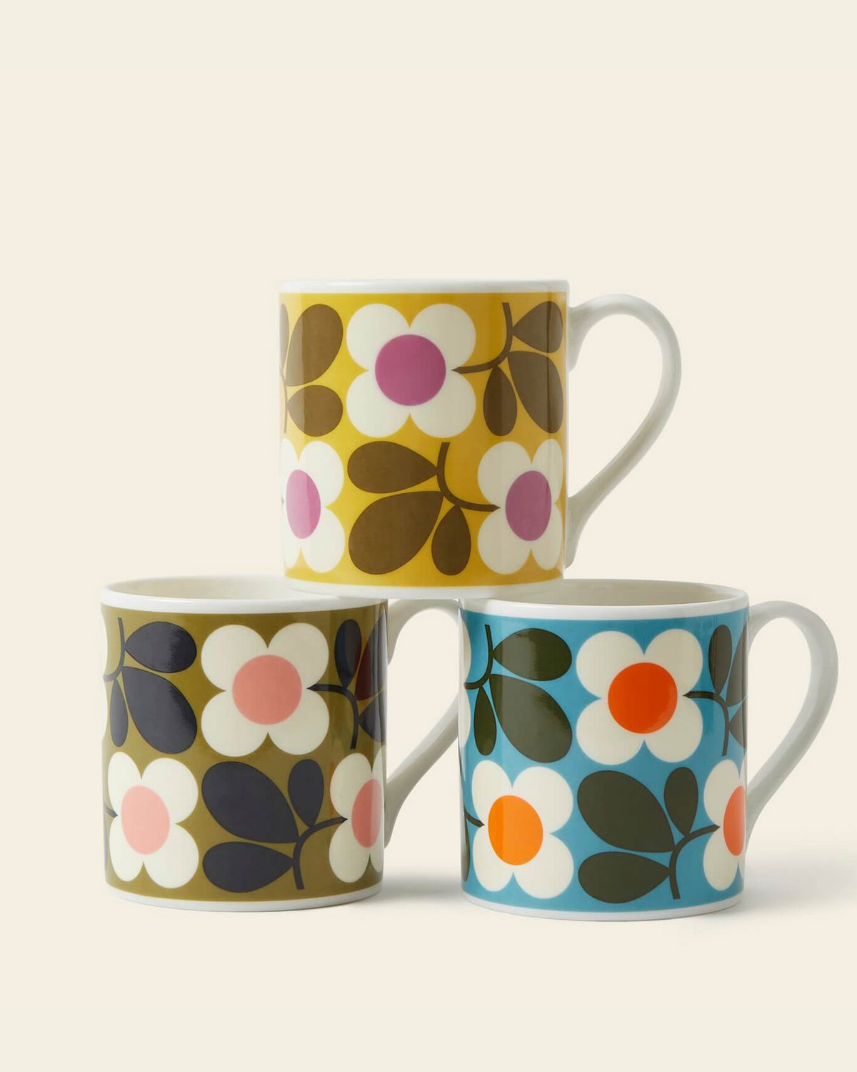Large Mug Set of 3 - Floret