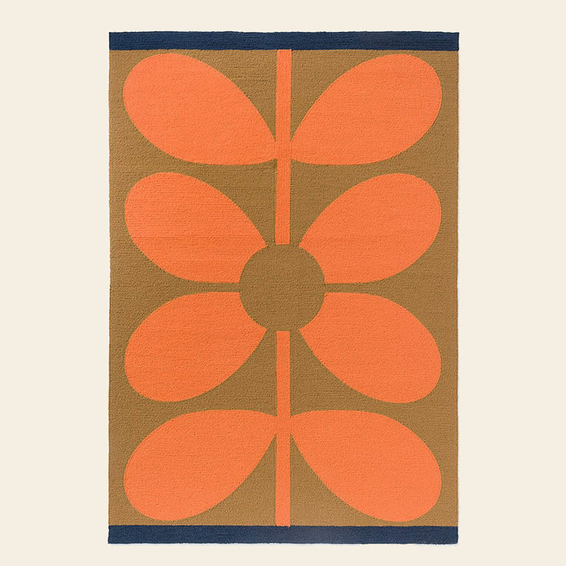 Giant sixties stem tomato Orla Kiely outdoor rug 