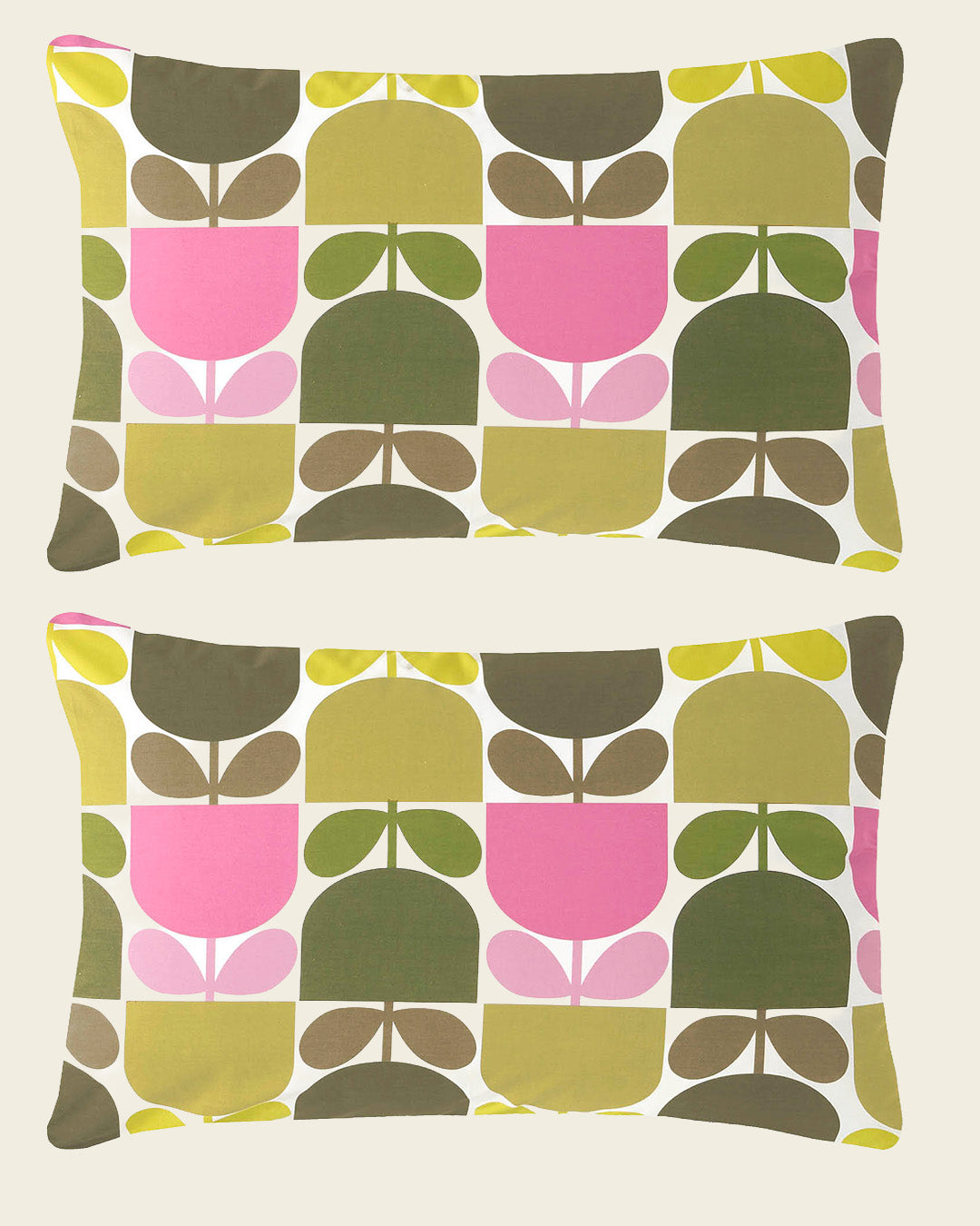 Multi Block Stem Bed Linen Set - Multi
