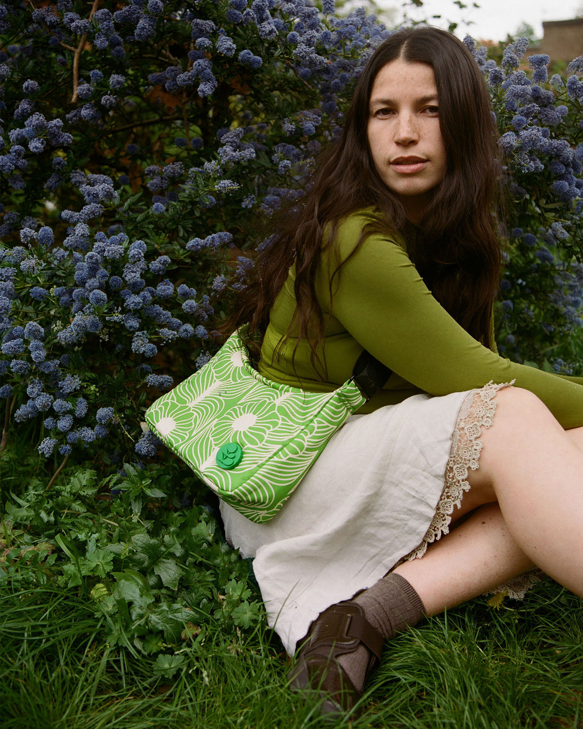 Ratio Small Hobo Bag - Moonflower Spring Green
