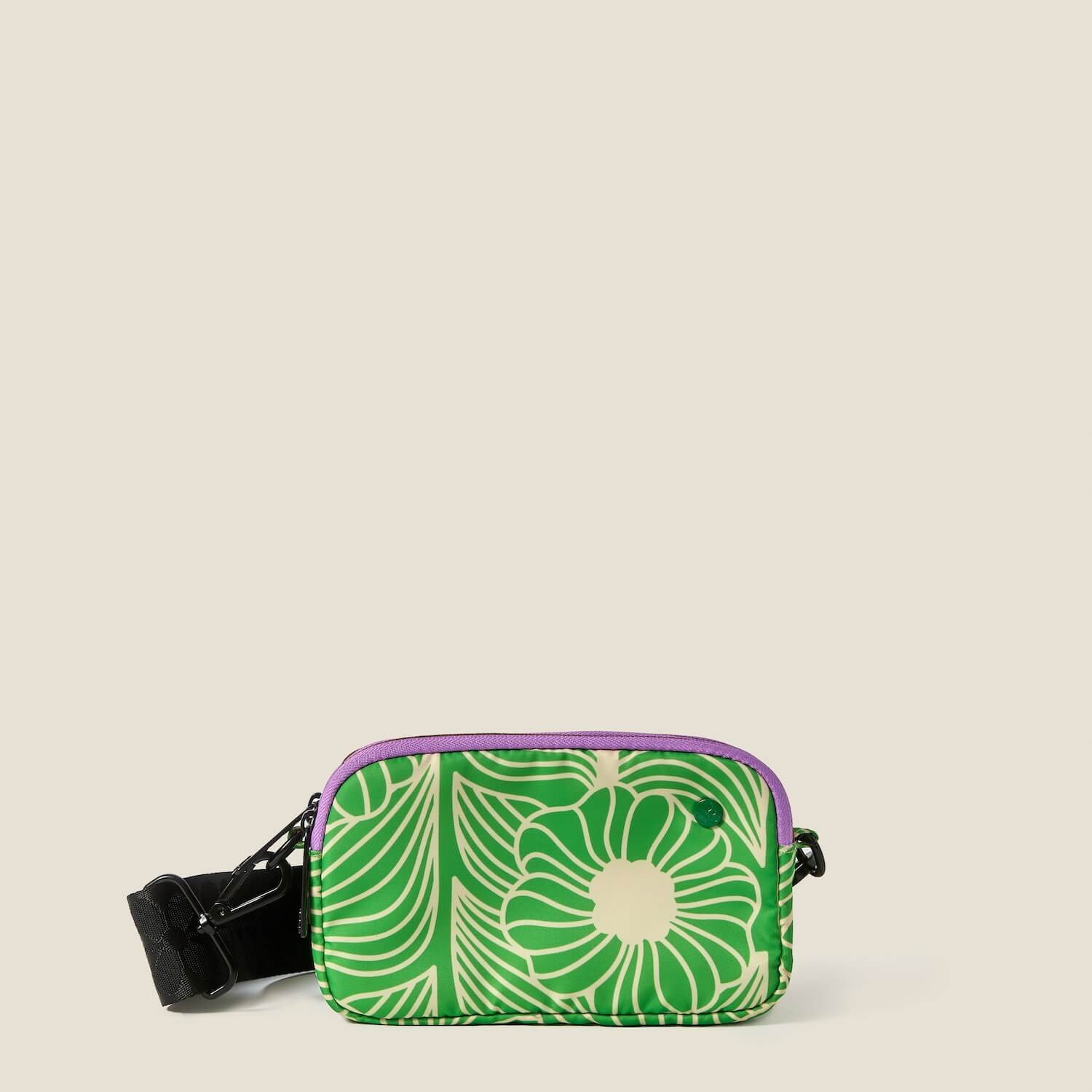 Tripod Crossbody Bag - Moonflower Spring Green
