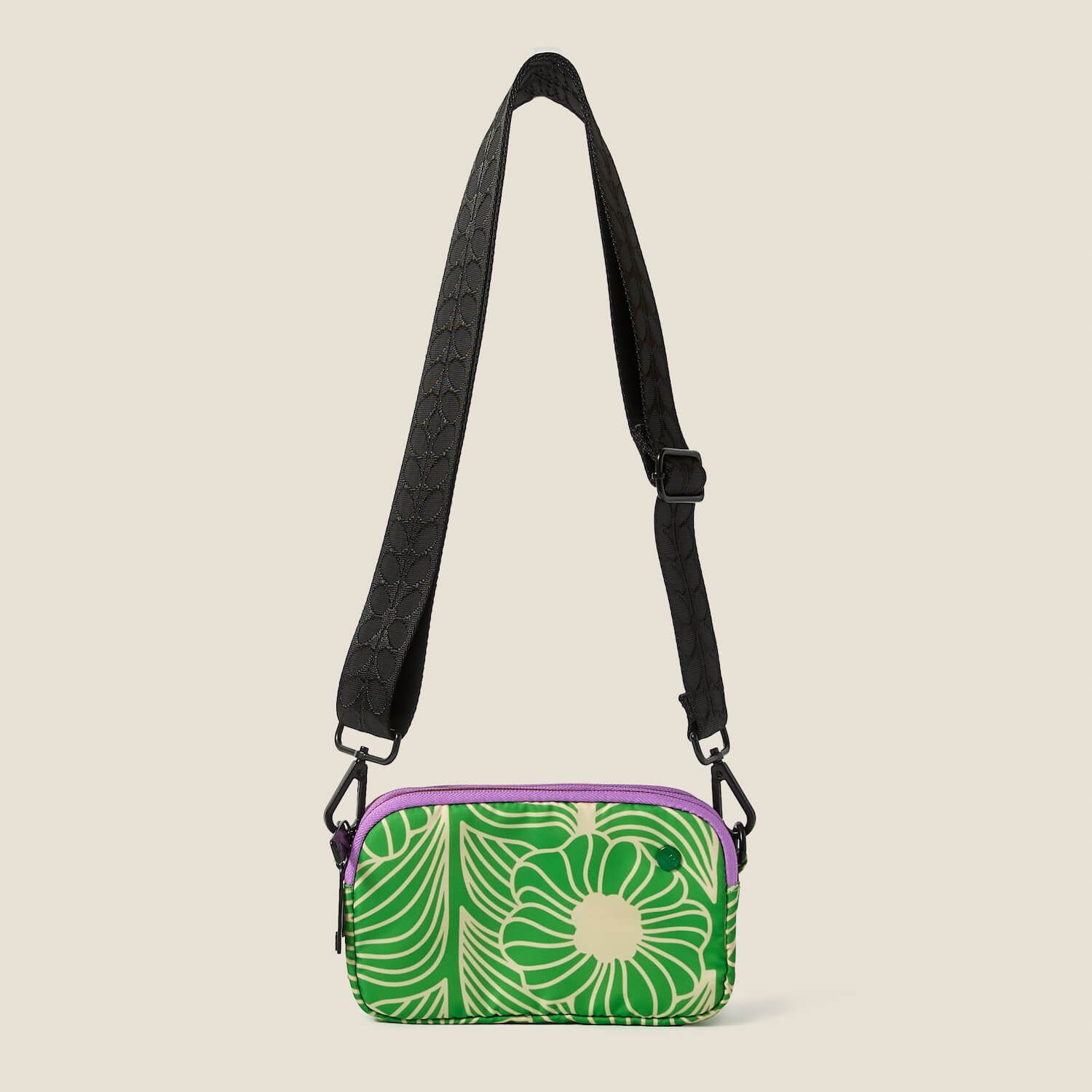 Tripod Crossbody Bag - Moonflower Spring Green