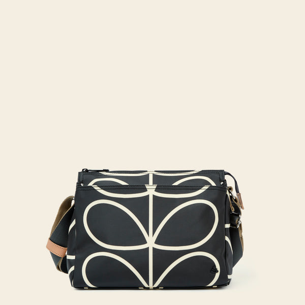 Fielder Crossbody - Linear Stem Liquorice