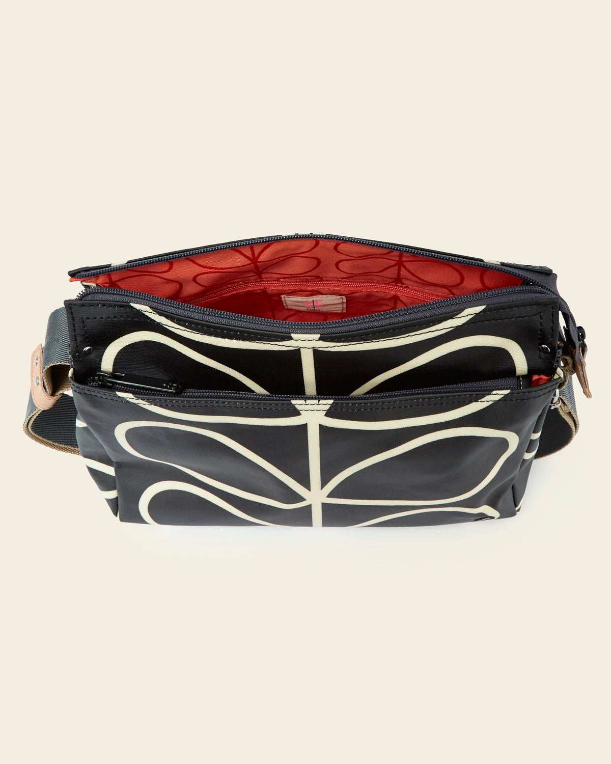 Fielder Crossbody - Linear Stem Liquorice