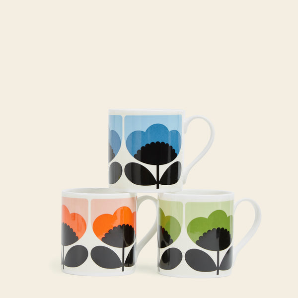 Large Mug Set of 3 - Spring Bloom